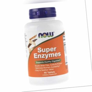 Now Foods Super Enzyme, 90 Tabletten