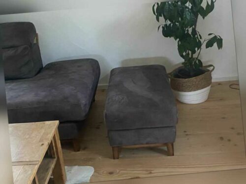 Sofa, Schauckelsessel , Hocker  Modell Melodie