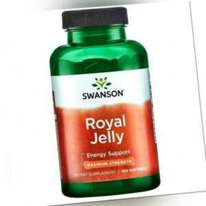 SWANSON Royal Jelly 100/200/300 Kapseln Immunität Energie Haut Cholesterin Regen