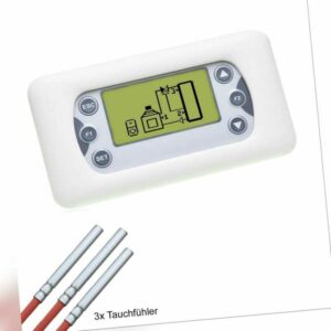 2 Zonen Temperatur Differenzregler wasserführende Kaminöfen, Holzkessel Ofen