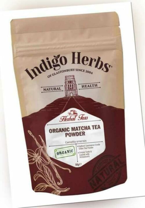 Bio Matcha Teepulver - 50g 100g zeremonielle Qualität Indigo Kräuter