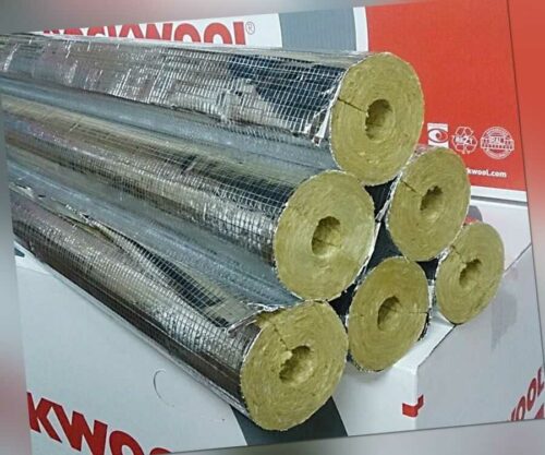 1m  Rockwool 800 Steinwolle Rohrisolierung Rohrschale Isolierung 0,035 W/(m·K)