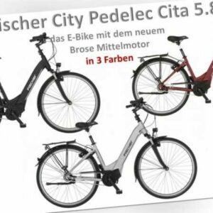 FISCHER City E-Bike CITA 5.8i 28 Zoll RH 504Wh Brose Mittelmotor NP2899€ Pedelec