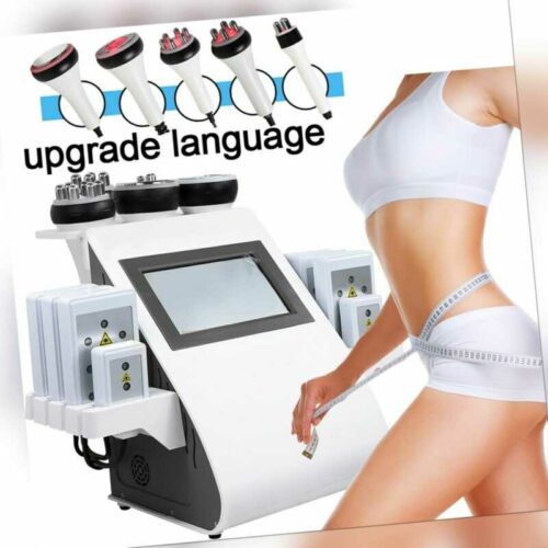 6 in 1 Ultraschall Fettverbrennung Kavitation RF Fettabsaugung Slimming Maschine