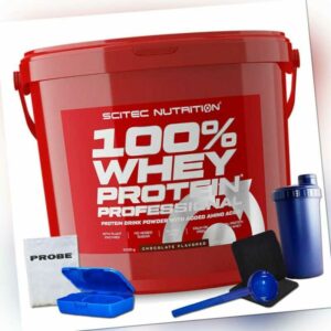 (21,60 EUR/kg) Scitec Nutrition Whey Protein 5kg Eimer 5000g Eiweiß + Bonus