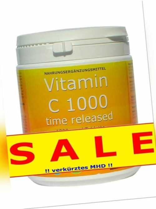 VITAMIN C 1000mg Bioflavonoid 500Tab.  TIME RELEASED Made in Germany