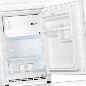 Amica UKSD 361 940 Unterbau-Kühlschrank mit Gefrierfach, 82cm hoch, weiß