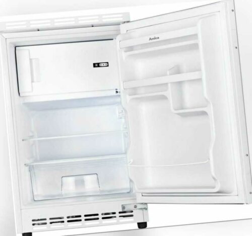 Amica UKSD 361 940 Unterbau-Kühlschrank mit Gefrierfach, 82cm hoch, weiß