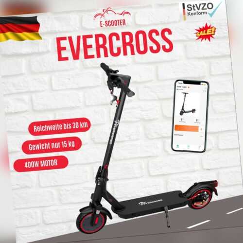 E-Scooter  EVERCROSS Straßenzulassung Elektroroller ABE Elektro 400W bis 120kg