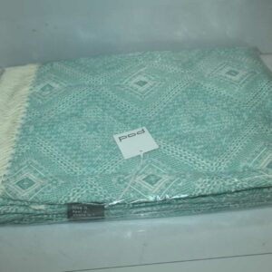 pad Decke Wohndecke Nordic 150x200 cm Fransen 812568 P10 aqua