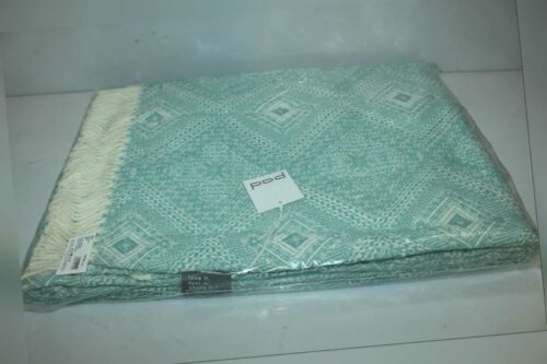 pad Decke Wohndecke Nordic 150x200 cm Fransen 812568 P10 aqua