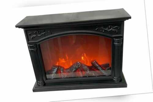 Deko Kamin Wandkamin Kaminfeuer Flammen Simulation 6/18h Timer 33x12x24cm Neu