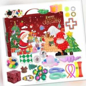 Adventskalender 2023 Fidgets Toy Popit Fidget Sensory Toy Weihnachtsgeschenk DE