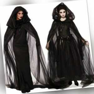 Halloween Fancy Kleid Damen Vampir Horror Cosplay Kostüm Geist Braut Party Kleid