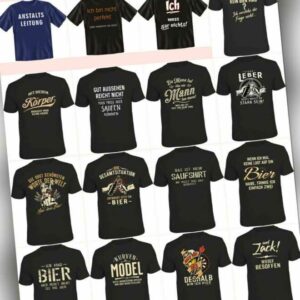 Vatertag Geschenke für Männer Geburtstag T-Shirts mit Sprüchen Bier T-Shirt