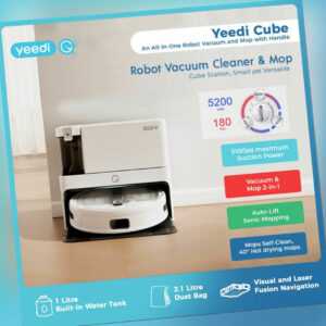 Yeedi Cube By Ecovacs Multifunktionaler Saugroboter Wischfunktion Absaugstation