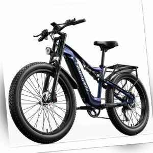 E Mountainbike 26'' Elektrofahrrad 840Wh E-Bike 1000W Spitze Fatbike 48V Pedelec