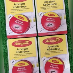 (2,73€/Dose) 4 x Aeroxon Ameisen Köderdose KÖDER DOSE Fraßköder Versand 0€