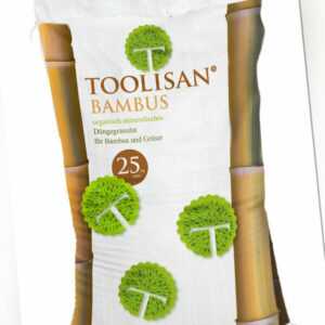 (2,99 €/kg) Bambusdünger TOOLISAN mit Langzeitwirkung - 25 kg