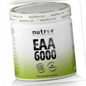 EAA Tabletten - vegan + hochdosiert - 300 EAAs Tabs mit BCAA - keine Kapseln