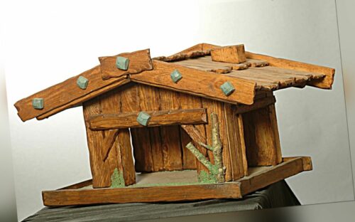 Vogelfutterhaus Mit Holzschutzlasur-100% Deutsche Handarbeit-Einzigartig-Unikat