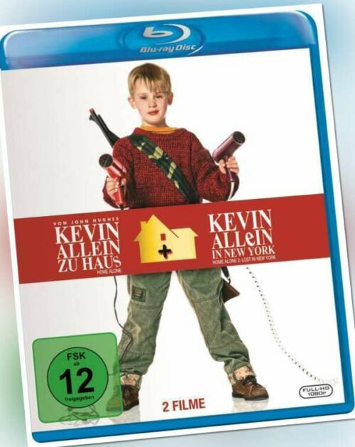 Kevin - Allein zu Haus - Teil: 1 + 2 [Blu-ray/NEU/OVP] Macaulay Culkin, Joe Pesc