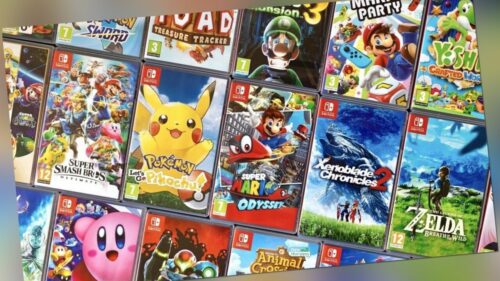 Nintendo Switch Viele Verschiedene Spiele Neu
