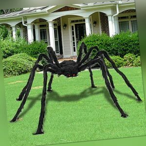 200CM Riesen Spinne Tarantula Plüsch Schwarz Halloween Deko Geisterhaus Horror