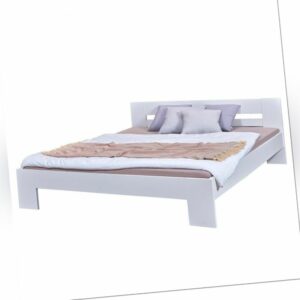 Futonbett - weiß - 180x200 cm Bett Polsterbett Doppelbett
