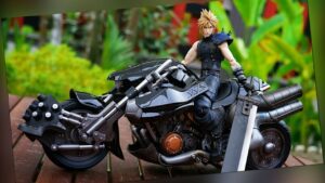 Final Fantasy VII REMAKE Play Arts Kai Cloud Hardy Daytona Figure PS5 Game Merch