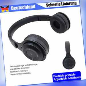 On Ear Kopfhörer Bluetooth 5.0 Kabellos Stereo Bass Kopfhorer Kabellos Faltbare