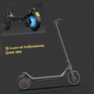350W E-Scooter mit Straßenzulassung ABE Erwachsene Elektroroller Faltbar 30km DE