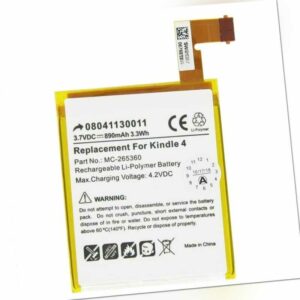 Akku passend für Amazon Kindle 4, Kindle 4G, Kindle 5 und Kindle 6 Akku 515-1058