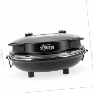 Pizzamaker 1200W 220-240V Pizzaofen Elektrischer Pizzastein Grillofen Backofen