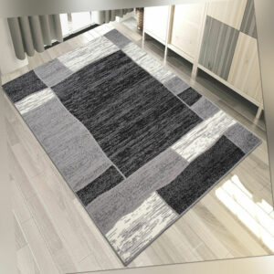 Teppich Moderne Grau 160x230 200x300 300x400 Wohnzimmerteppich