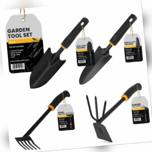 4Stk Gartengeräte Gartenwerkzeug Set Pflanzset Garten Kleingeräte Schaufel Kelle