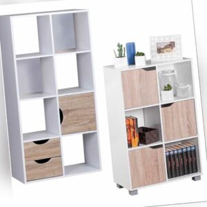 Bücherregal Weiß Regal Standregal Aktenregal Aktenschrank Bücher Holzregal