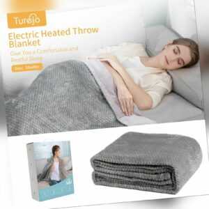 Heizdecke elektrisch 180X130cm XXL Wärmeunterbett Wärmedecke Abschaltautomatik