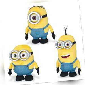 Original Minions - 20 - 28 cm Bob, Stuart und Kevin Plüsch Figur Stofftier NEU