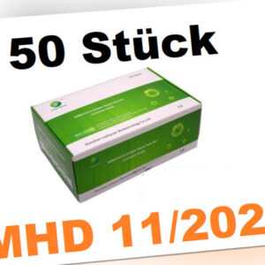 50x Green Spring SARS-CoV-2 Antigen Corona Schnelltest gelistet BfArm CE Omikron