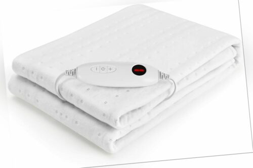 Wärmedecke mit 6 Heizstufen Heizdecke Weiß Wärme-Decke Elektrische 150x80cm Bett