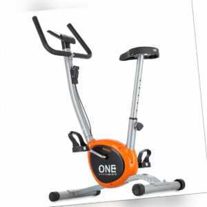 ONE | LCD Heimtrainer Fitness Fahrrad Hometrainer Ergometer Trimmrad Bike