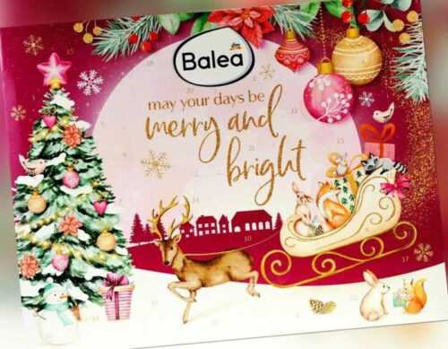 Balea Adventskalender 2023 may your days be merry and bright Frauen Beauty Damen