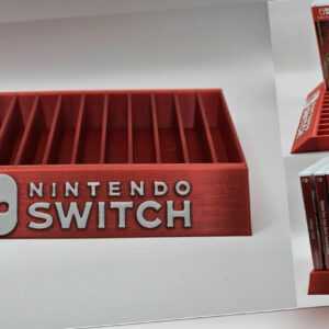 Nintendo Switch Spielehalter Game Holder Rot Stand Spiele Halter