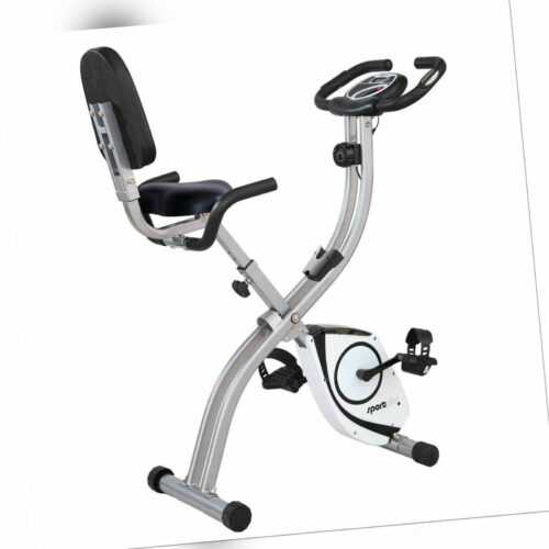 SportPlus X Bike Fitness Heimtrainer Trimmrad Rücken Lehne klappbar