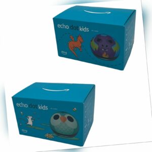 Amazon Echo Dot Kids Edition 5. Gen Smart Lautsprecher - Drachen & Eulen Design