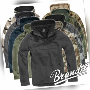 Brandit Herren Windbreaker Regenjacke Ski Snowboard Jacke Futter Windjacke S-5XL