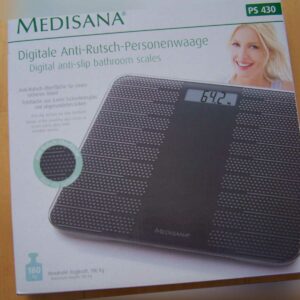 MEDISANA PS 430 Personenwaage, digital, Anti-Rutsch-Oberfläche, Gewicht, neu OVP