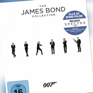 The James Bond Collection / Alle 24 Bond Filme # 24-BLU-RAY-BOX-NEU