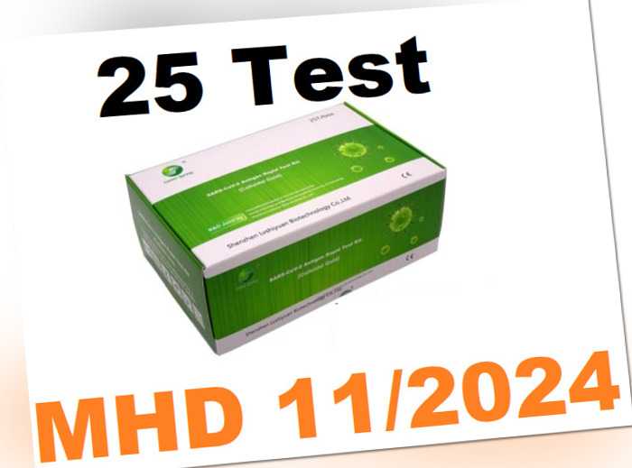 100 Green Spring Corona Schnelltest Antigen Speicheltest BfArM gelistet Covid 19